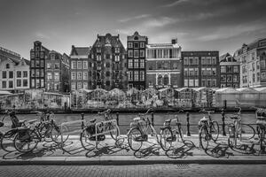 Fotografia Amsterdam Singel With Flower Market, Melanie Viola