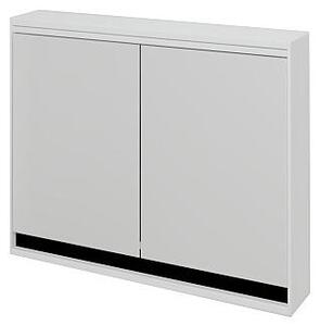 Szafka łazienkowa PANDORA z oświetleniem LED, model TOP 75 WH - LED, biały