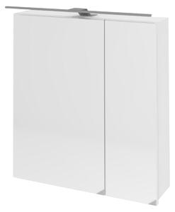 Szafka łazienkowa Kolpa OXANA z oświetleniem LED, model TOO 60 WH - LED, biały, szerokość 60 cm