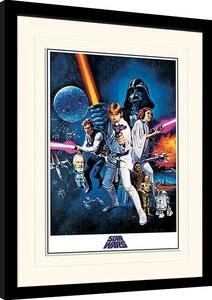 Oprawiony Obraz Star Wars A New Hope - One Sheet