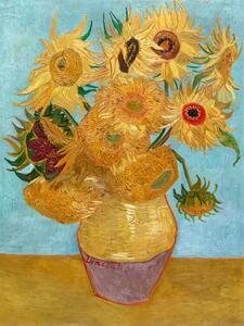 Reprodukcja Vase with Twelve Sunflowers, Vincent van Gogh