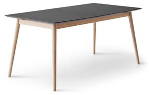 Rozkładany stół z dodatkowym czarnym blatem 100x210 cm Meza – Hammel Furniture