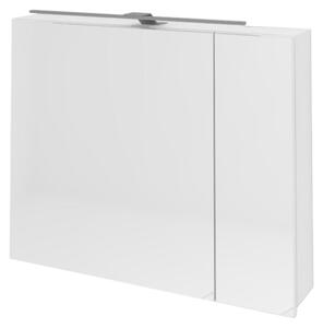 Szafka łazienkowa Kolpa OXANA z oświetleniem LED, model TOO 80 WH - LED, biały, gładki
