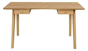 Biurko w dekorze dębu 70x140 cm Nice – Woodman