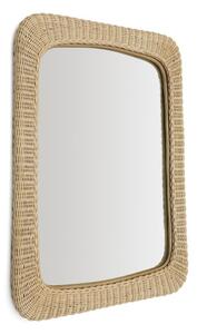 Lustro ścienne z rattanową ramą 58x79 cm Zilna – Kave Home