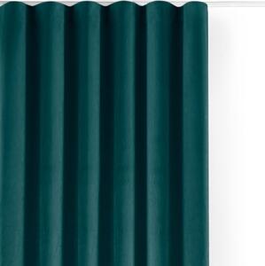 Morska aksamitna zasłona częściowo zaciemniająca (dimout) 140x250 cm Velto – Filumi