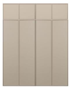 Kremowa szafa modułowa z litego drewna sosnowego 200x250 cm Daily – vtwonen