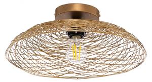 Lampa Sufitowa Lindby, Thorian, ściemnialny, złoty | mosiężny, salon, metal, design