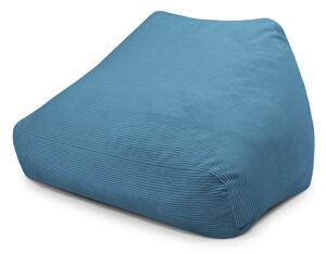 Niebieski sztruksowy worek do siedzenia Sofa Snug – SLOWDOWN