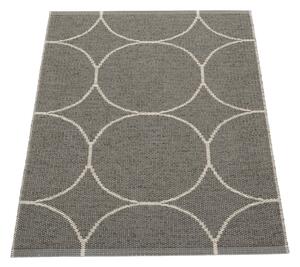Ciemnoszary dywan odpowiedni na zewnątrz 70x100 cm Boo Charcoal Linen – Pappelina