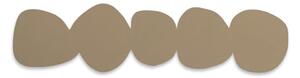 Beżowy metalowy wieszak ścienny 58 cm Tumulo – Spinder Design