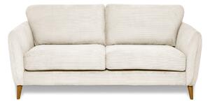 Biała sztruksowa sofa 170 cm Paris – Scandic