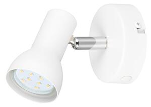 Biała lampa punktowa ø 8 cm Cantar – Reality