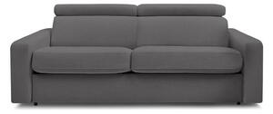 Ciemnoszara rozkładana sofa 195 cm Monaco – Bobochic Paris