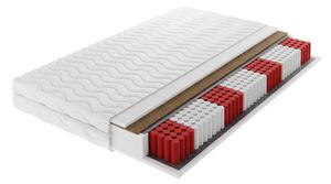 Masseno Materac CORANTO MULTI 80x200 cm sprężynowy multipocket dwustronny średnio twardy H3/H4