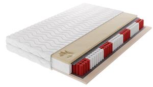 Masseno Materac VELASSO MULTI 80x200 cm sprężynowy multipocket dwustronny średnio twardy H3