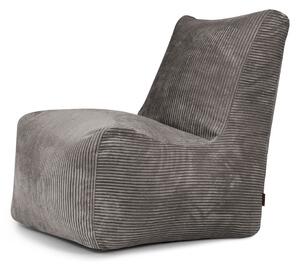 Ciemnoszary sztruksowy worek do siedzenia Seat Lounge – SLOWDOWN