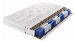 Masseno Materac DROVEN 90x200 cm sprężynowy kieszeniowy dwustronny twardy H4