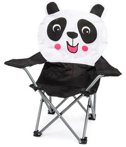 Dziecięce krzesełko składane Hatu, panda, 57 x 60 x 32 cm