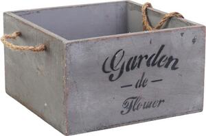 Rednia, Drewniana Doniczka-Osonka Garden w Stylu Vintage z Uchwytami