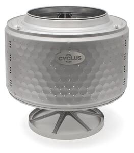 Cyclus Ecodrum HD Okrgy kosz paleniskowy ze stali nierdzewnej - Kosz paleniskowy do ogrodu - Beczka i palenisko - Kosz paleniskowy wykonany z wytrzymaej stali - Ekologiczny design - Z recyklingu