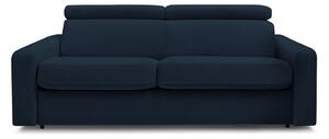 Ciemnoniebieska rozkładana sofa 195 cm Monaco – Bobochic Paris