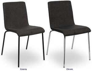 Tapicerowane krzesło konferencyjne metalowe - Edia