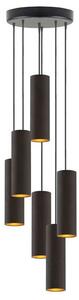 Regulowana czarna lampa wisząca glamour - EX342-Monakes