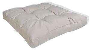 Wyściełana poduszka na siedzisko, 60x60x10 cm, piaskowa