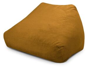 Musztardowy sztruksowy worek do siedzenia Sofa Snug – SLOWDOWN