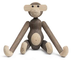 Figurka z litego drewna dębowego Kay Bojesen Denmark Monkey
