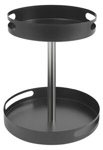 Póka kuchenna Stojak na przyprawy 360° czarny 2-poziomowy organizer kuchenny maks. 7,5 kg