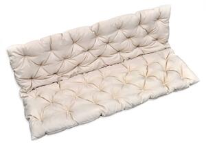Kremowa poduszka na huśtawkę ogrodową 150 cm