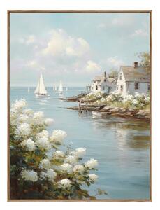 Obraz drukowany z ramą w zestawie 60x80 cm Quiet Bay – Styler