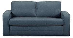Niebieska rozkładana sofa 160 cm Come – Bobochic Paris