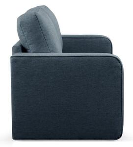 Niebieska rozkładana sofa 160 cm Come – Bobochic Paris