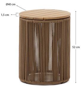 Okrągły stolik ogrodowy ø 40 cm Mesa – Kave Home