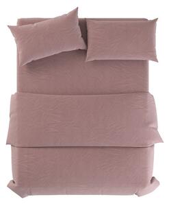 Szaroróżowa lniana pościel jednoosobowa 135x200 cm Blush – Native Natural