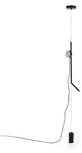 Czarna lampa stojąca LED ze ściemniaczem (wysokość 339 cm) Orey – Kave Home