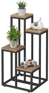 Kwietnik stojak na kwiaty metalowy dąb artisan S0-T05
