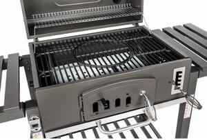 Grill ogrodowy węglowy ACTIVA Angular XXL 11250C Zamykany, żeliwny ruszt, termometr
