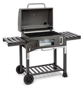 Grill ogrodowy węglowy ACTIVA Angular XXL 11250C Zamykany, żeliwny ruszt, termometr