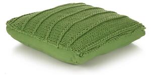 Poduszka podłogowa, kwadratowa, bawełna, 60x60 cm, zielona