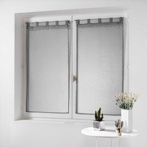 Szare firanki z woalu zestaw 2 szt. 60x120 cm Poupette – douceur d'intérieur