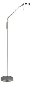 Lampa stojąca LED w kolorze srebra (wysokość 160 cm) Moreno – Reality