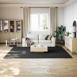 Dywan Shaggy Czarny 240x305 cm Poliester