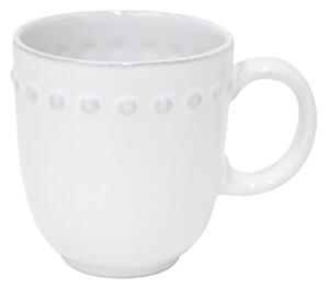 Biały kamionkowy kubek Costa Nova Pearl, 370 ml