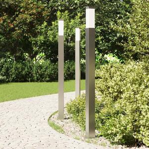 Słupki oświetleniowe 3 szt. 110 cm Stal nierdzewna IP44