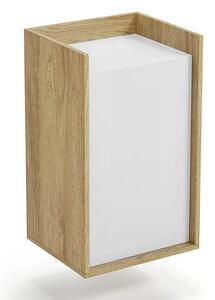 Szafka modułowa 83cm hikora + biel alpejska F7-L85