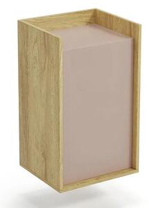 Szafka modułowa 83cm hikora + róż antyczny A2-S98